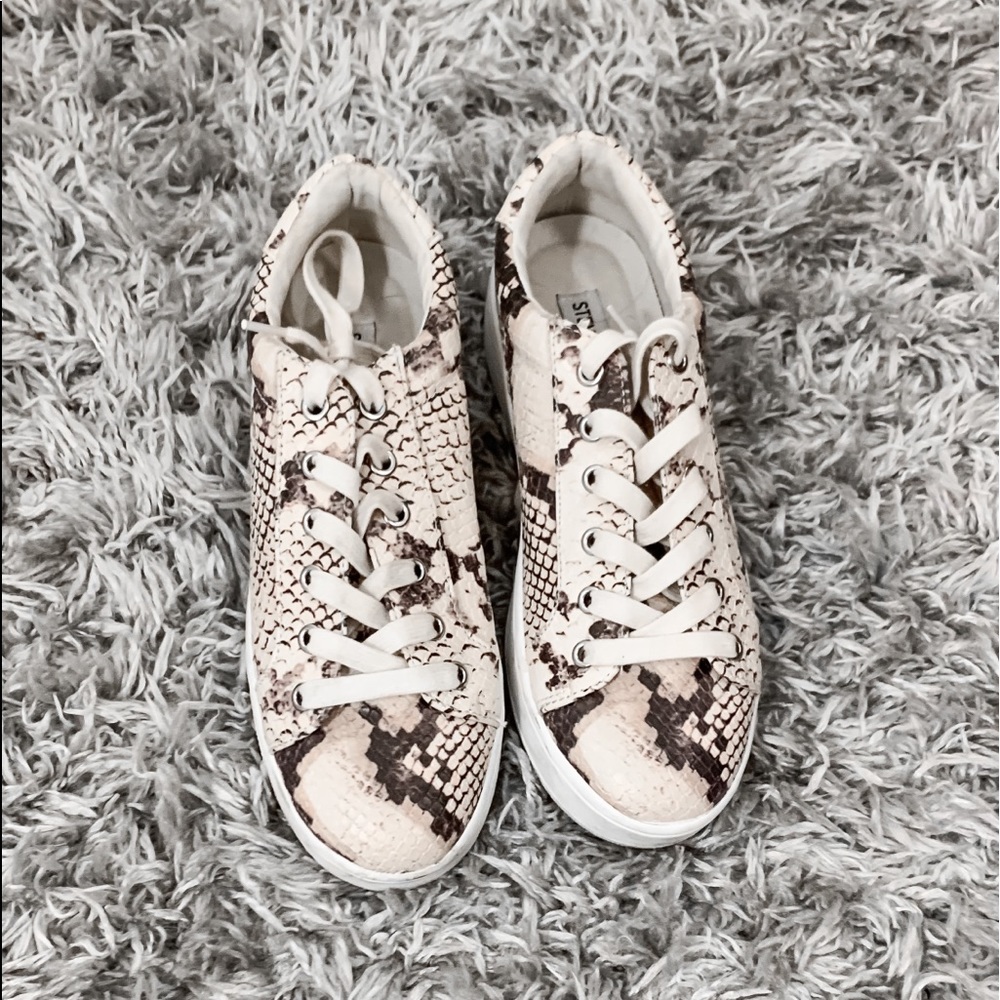 Steve Madden Snakeskin Sneakers